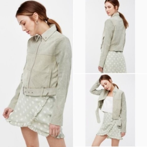 Capulet Suede Marta Jacket Pistachio XS - Picture 2 of 7